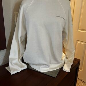 Spiritual Gangster Logo White Classic Crew Sweatshirt. Size M.